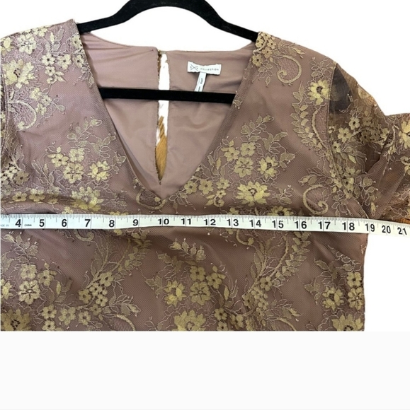 GENTLE Fawn G X F Collection Rose Gold Lace Dress - Picture 6 of 9